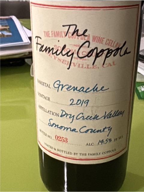 The Family Coppola Grenache