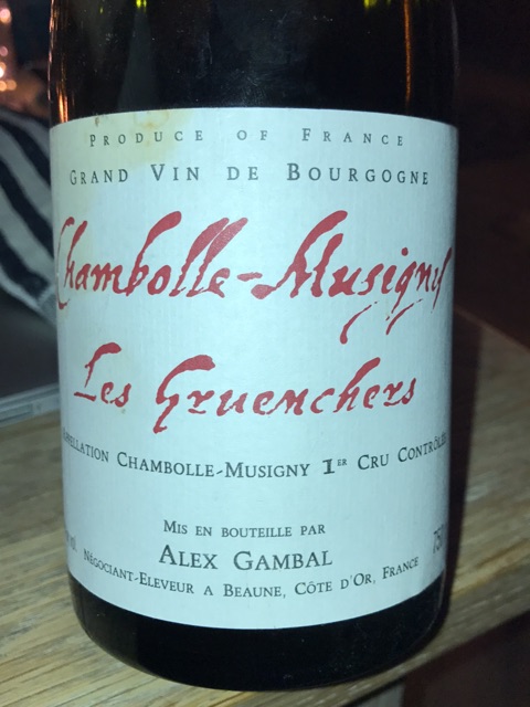 Alex Gambal Chambolle-Musigny 1er Cru 'Les Gruenchers' | Vivino