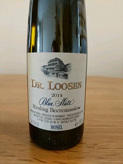 Dr Loosen Blue Slate Riesling Beerenauslese Vivino