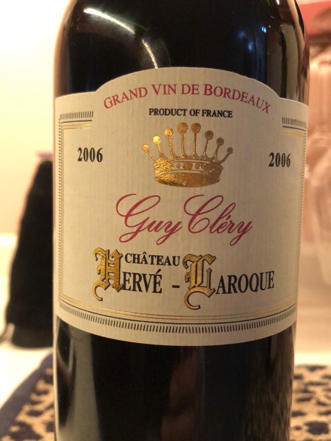 06 Guy Clery Chateau Herve Laroque Bordeaux Vivino