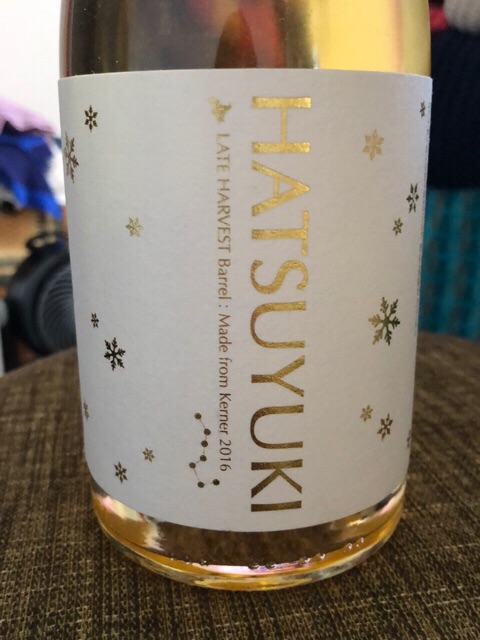 ワイン HATSUYUKI Late Harvest Kerner 2016 750ml Niki Hills Hatsuyuki Late Harvest Barrel Kerner | Vivino 日本語
