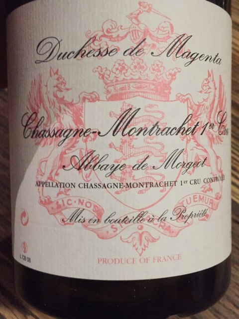 Duchesse de Magenta Chassagne-Montrachet 1er Cru 'Abbaye de