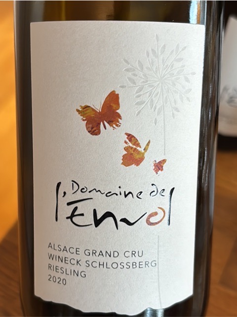 Domaine de l'Envol Riesling Alsace Grand Cru 'Wineck-Schlossberg