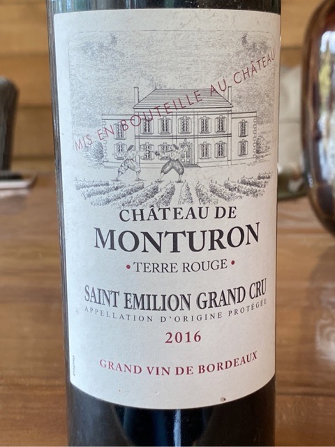 Château de Monturon Terre Rouge Saint Émilion Grand Cru | Vivino