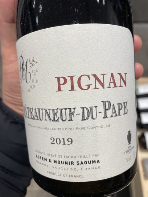 Rotem & Mounir Saouma Pignan Mourvedre Châteauneuf-du-Pape