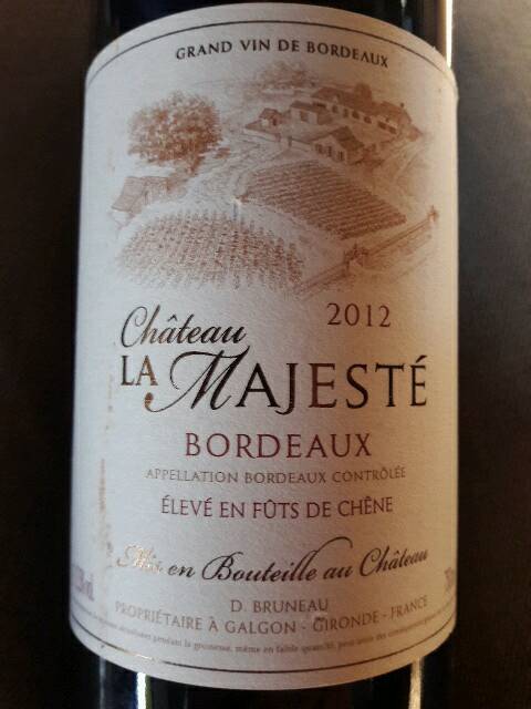 Château Majeste Bordeaux | Vivino 日本語