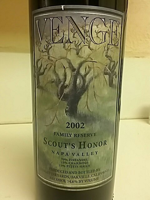 Venge Vineyards Scout's Scout's Honor Red Wine Venge