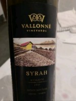 Vallonné Reserve Syrah