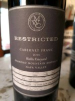 La Jota Restricted Wallis Vineyard Cabernet Franc