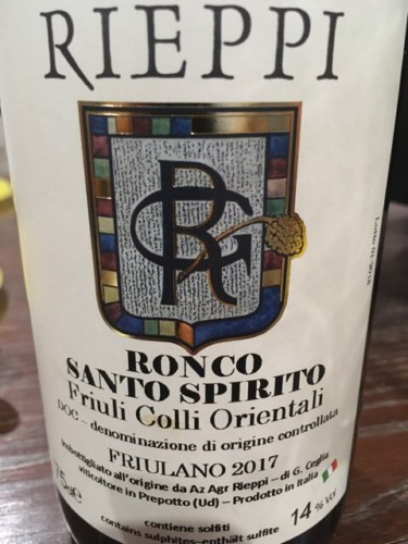 Rieppi Ronco Santo Spirito Friulano | Vivino Australia