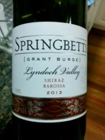 Grant Burge Wines Springbetts Lyndoch Valley Shiraz