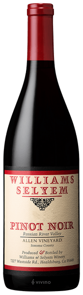 Williams Selyem Allen Vineyard Pinot Noir