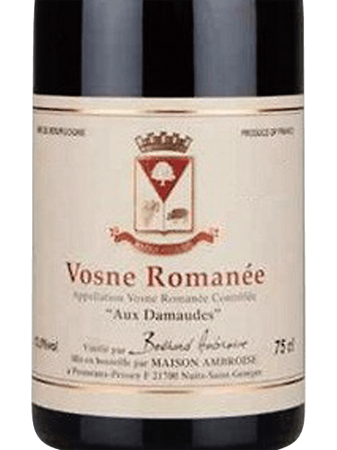 2000 Vosne-Romanée Maison Ambroise 2000 Maison Bertrand Ambroise Corton Le Rognet Grand Cru