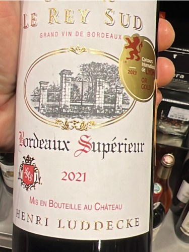 2021 Château le Rey Sud Bordeaux Supérieur | Vivino English