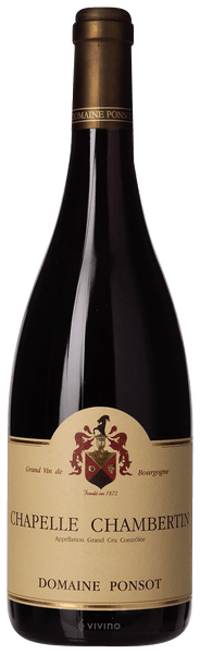 ワイン CHAPELLE-CHAMBERTIN Domaine Ponsot Chapelle-Chambertin Grand Cru | Vivino 日本