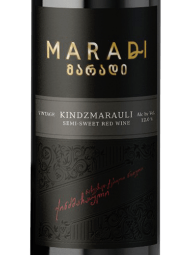 Maradi Kindzmarauli Semi - Sweet Red (Киндзмараули Полусладкое Красное ...