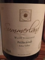 Summerland Wolff Vineyard Petite Sirah