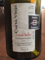 Carta Vieja Gewürztraminer Limited Release