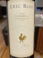 Eric Ross Bokisch Vineyards Tempranillo