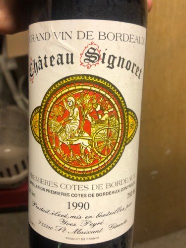 Yves Peyré Château Signoret Premières Côtes de Bordeaux | Vivino US
