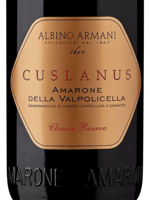 Albino Armani Cuslanus Amarone della Valpolicella Classico Riserva