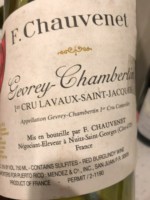 Françoise Chauvenet Gevrey-Chambertin 1er Cru 'Lavaux Saint-Jacques'