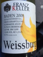 Franz Keller Selection A Weissburgunder