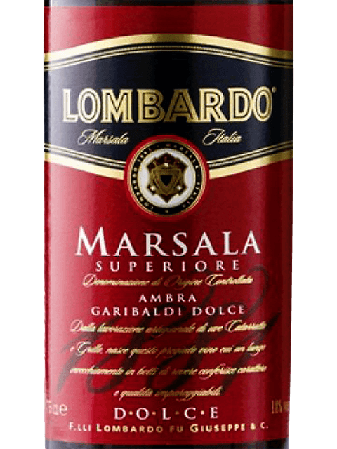 Marsala Superiore Ambra Garibaldi Dolce