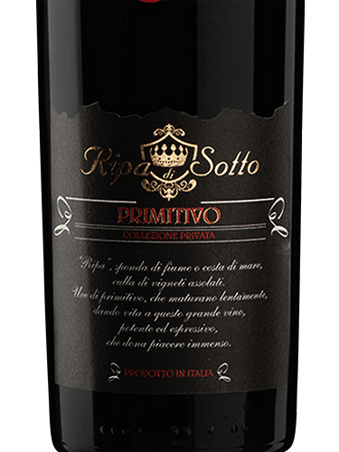 Ripa Di Sotto Primitivo Collezione Privata Vivino