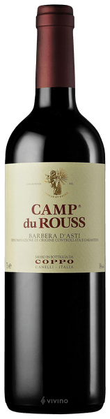 Vinho Coppo Tinto Seco Itália D'asti Camp Du Rouss Barbera 2020 750ml