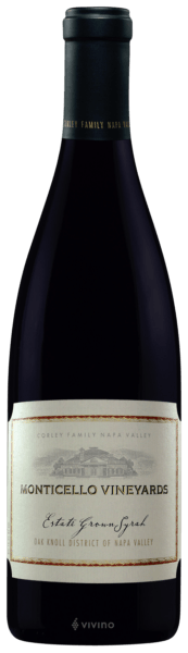 Monticello Vineyards Syrah Estate Grown