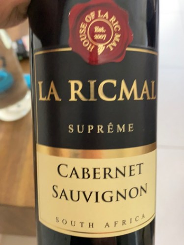 La Ricmal Suprême Cabernet Sauvignon | Vivino English