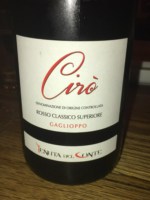 Tenuta del Conte Gaglioppo Cirò Rosso Classico Superiore