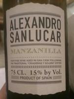 Aecovi Alexandro Sanlucar Manzanilla