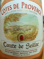 Vins Bréban Comte de Seillac Côtes de Provence
