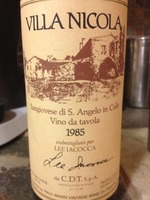 Villa Nicola Sangiovese di S. Angelo in Colle