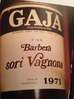 Gaja Barbera Sori Vagnona