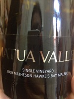 Matua Single Vineyard Matheson Malbec