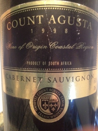 Count Agusta Coastal Region Cabernet Sauvignon | Vivino US