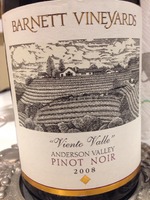 Barnett Viento Valle Pinot Noir