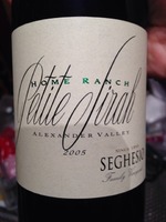 Seghesio Home Ranch Petite Sirah