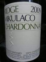 Ridge Vineyards Mikulaco Chardonnay
