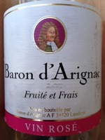 Baron d'Arignac Fruité et Frais Vin Rosé