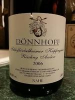 ワイン 1986er Schlossbockelheimer Kupfergrube Dönnhoff Schlossböckelheimer Kupfergrube Riesling Auslese | Vivino