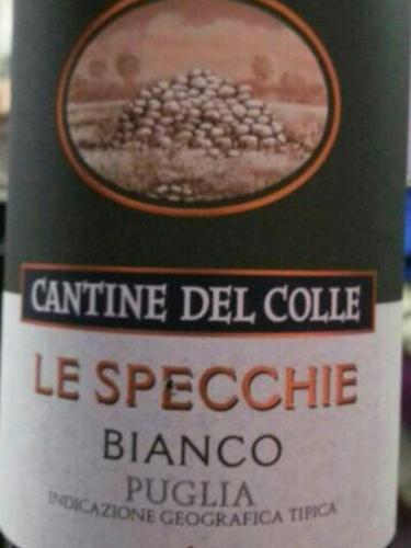 Cantine del Colle Le Specchie Bianco | Vivino English