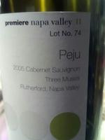 Peju Lot No. 74 Three Muses Cabernet Sauvignon