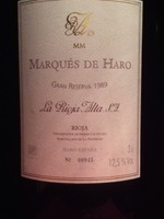 La Rioja Alta Marqués de Haro Gran Reserva