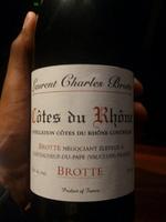 Brotte Côtes du Rhône Laurent Charles