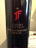 Fleury Estate Winery Merlot
