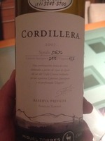 Miguel Torres Chile Cordillera Reserva Privada Syrah - Cabernet Sauvignon - Viognier